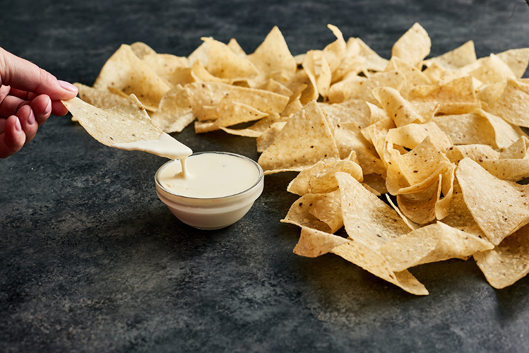 chips with queso